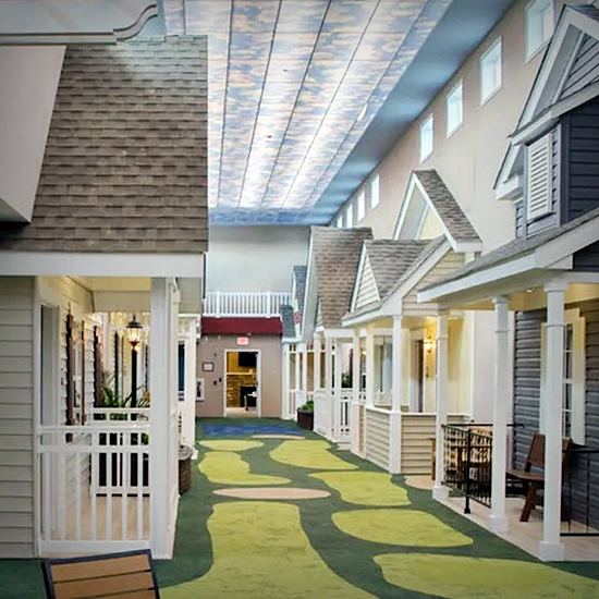 Tiny town-like nursing home