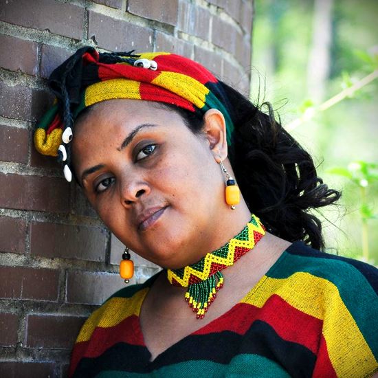 Beautiful woman in traditional clothing