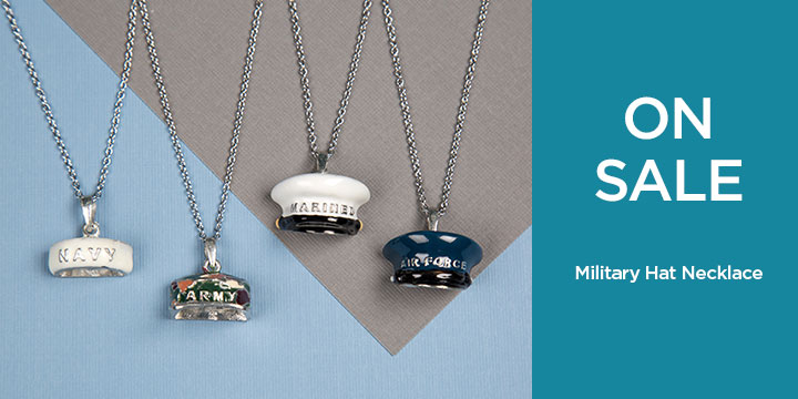 Military Hat Necklace