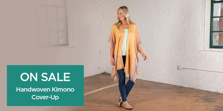 Handwoven Kimono Cover-Up