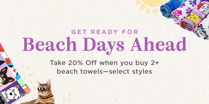 Select Beach Towels - Buy 2+ Get 20% Off!
