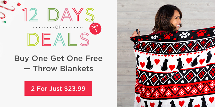 Super Cozy™ Throw Blanket, Buy 1, Get 1 FREE!