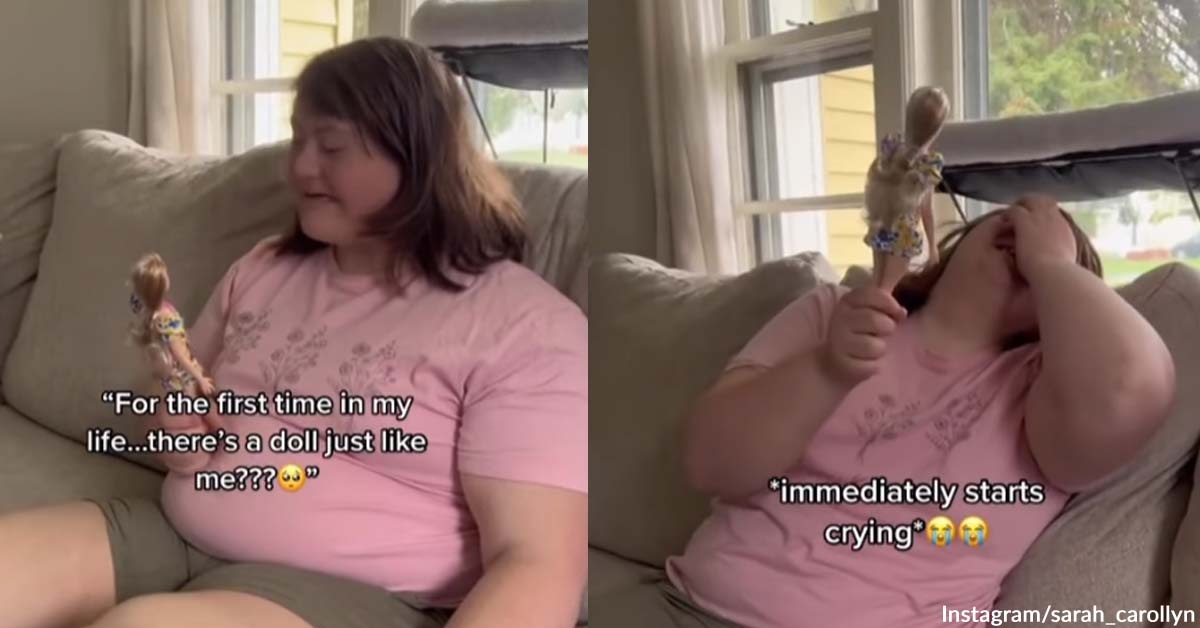 Girl with Down Syndrome Reacts to Mattel's Down Syndrome Barbie