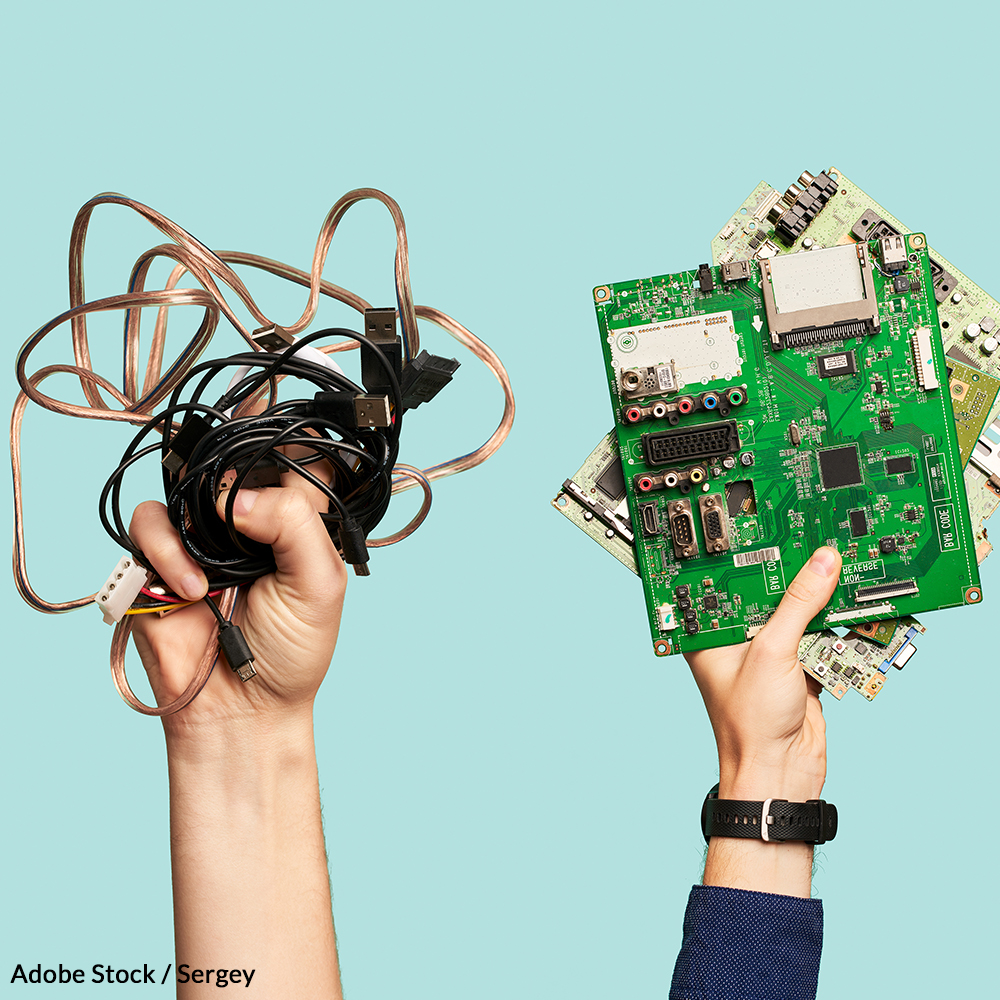 Millions of tons of e-waste are buried in landfills every year, putting the health of our children at risk. Take action now!