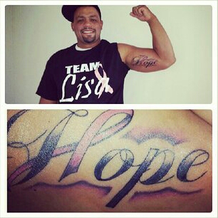 My hope tattoo @ The Breast Cancer Site